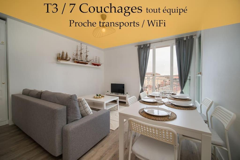 Fully Equipped Apartment Balcony Sleeps 7 Wifi Marsilya Dış mekan fotoğraf